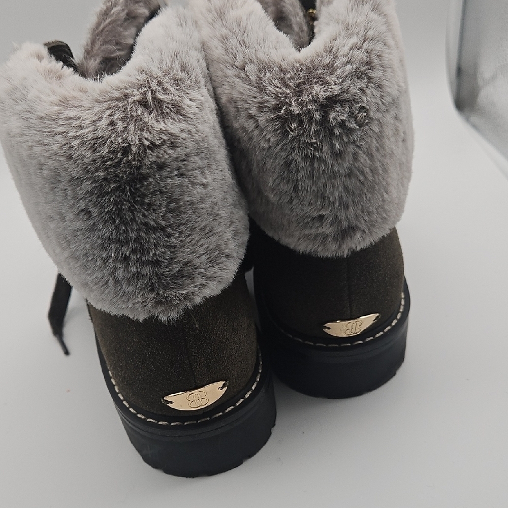 Bandolino Dark Brown Fur-Lined Winter Boots - Picture 3 of 6